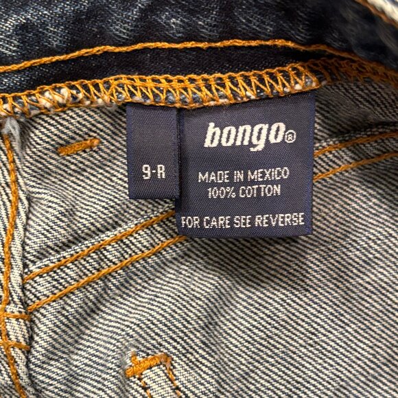 Vtg Bongo high waist dark wash mom jeans, 9R, original slim - Picture 6 of 7